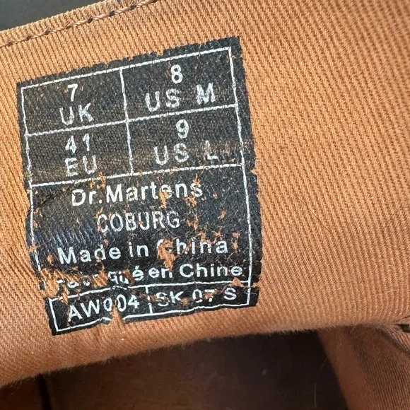 Dr. Martens  Black Coburg Unisex Lace Up Leather Chukka Boot - Picture 8 of 10